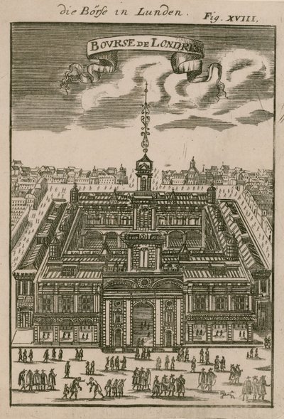 The Royal Exchange, London by English School
