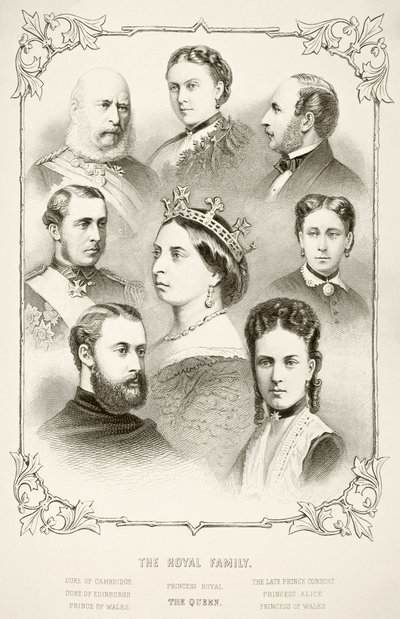 The Royal Family of Queen Victoria, from 