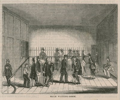 The Royal Free Hospital, Grays Inn Road, London: Male Waiting Room by English School