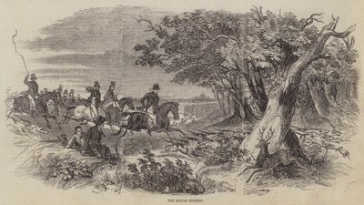 The Royal Hounds by English School