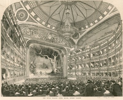 The Royal Italian Opera House, Covent Garden, London by English School