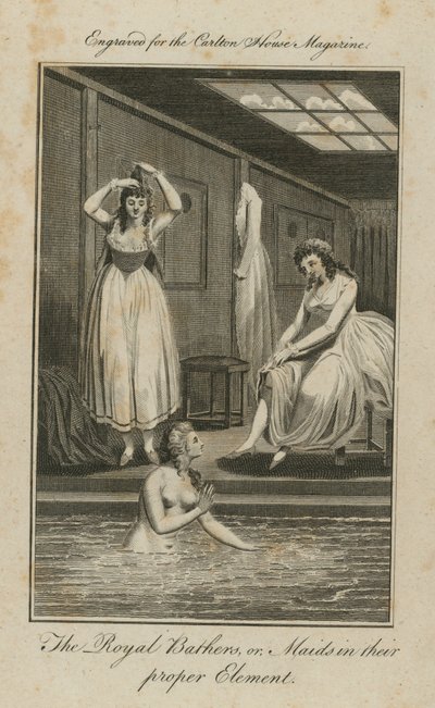 The Royal Bathers by English School