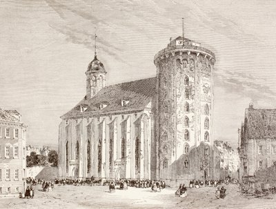 The Rundetarn or Round Tower in Copenhagen, Denmark in the Nineteenth Century by English School