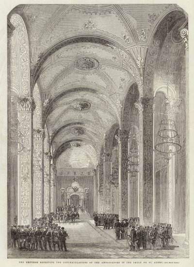 The Russian Coronation Ceremonies by English School
