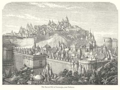 The Sacred Hill of Sutrunjya, Near Palitana by English School