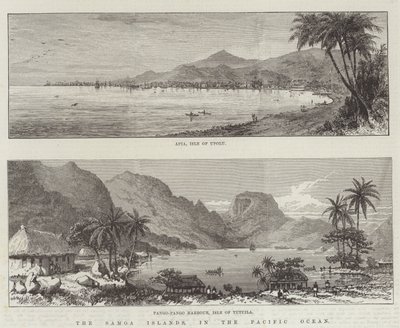 The Samoa Islands, in the Pacific Ocean by English School
