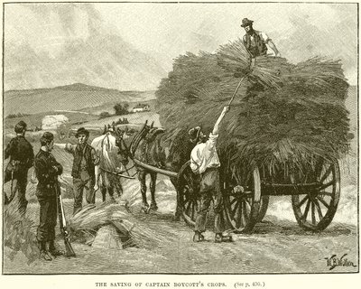 The Saving of Captain Boycotts Crops by English School