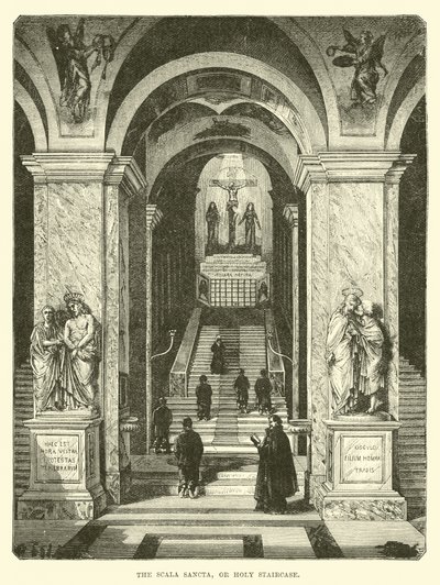 The Scala Sancta, or Holy Staircase by English School