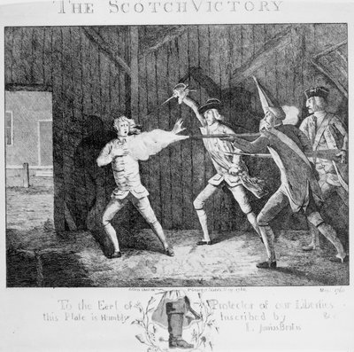 The Scotch Victory, 1768 by English School