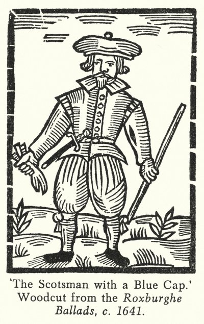 The Scotsman with a Blue Cap by English School
