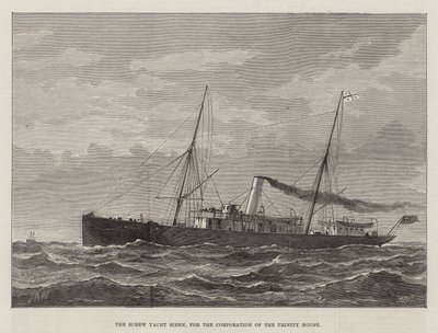 The Screw Yacht Siren, for the Corporation of the Trinity House by English School