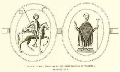 The Seal of Odo, Bishop of Bayeux, Half-Brother of William I by English School