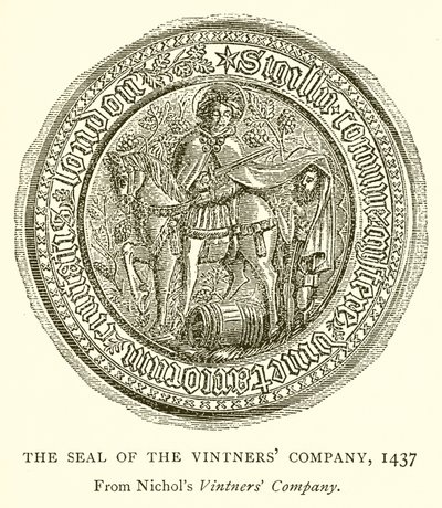The Seal of the Vintners Company, 1437 by English School