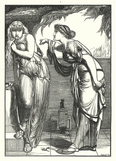 The Search of Ceres for Proserpine by English School
