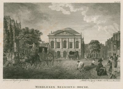The Sessions House, Clerkenwell by English School