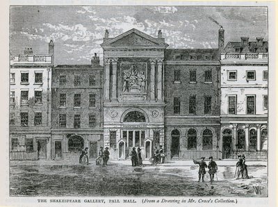 The Shakespeare Gallery, Pall Mall, London by English School