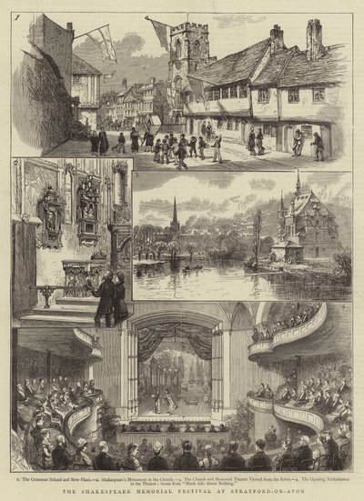 The Shakespeare Memorial Festival at Stratford-on-Avon by English School