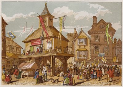 The Shakspere Jubilee at Stratford-upon-Avon by English School