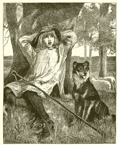 The Shepherd Boy by English School