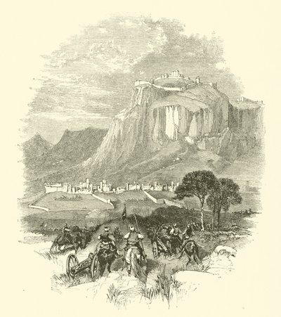 The Siege Of Corinth (engraving) by English School
