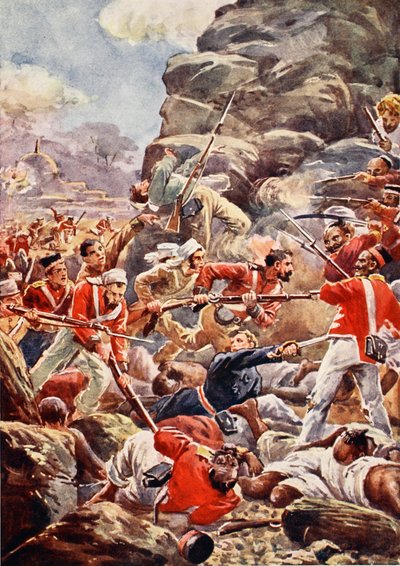 The Siege of Delhi, 1857: Storming the Breach on September 14th by English School