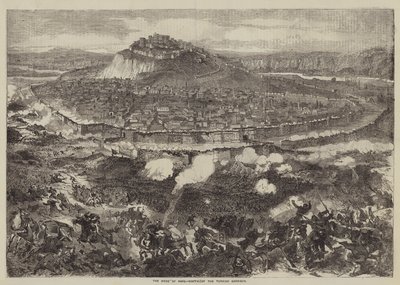 The Siege of Kars, Sortie of the Turkish Garrison by English School