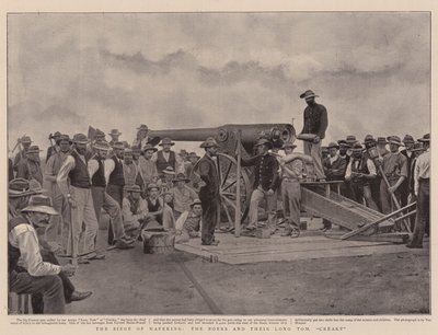 The Siege of Mafeking, the Boers and Their Long Tom, 