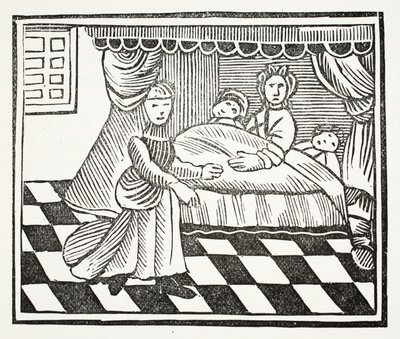 The Significance of Dreams, illustration from Chap-books of the Eighteenth Century by John Ashton, pub. 1882 by English School