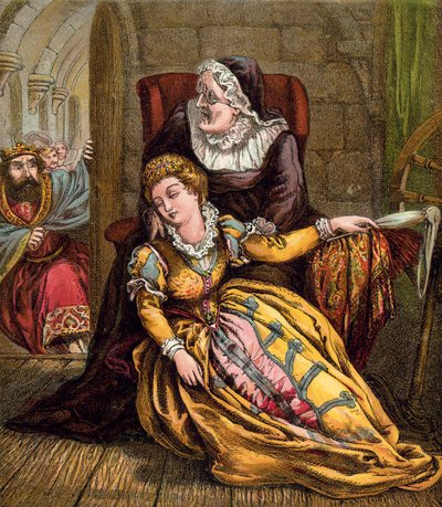The Sleeping Beauty in the Wood by English School