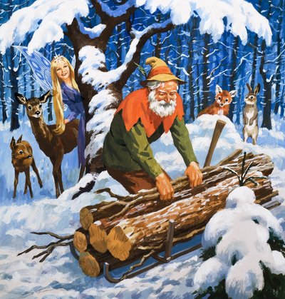 The Snow Fairy, Illustration from 