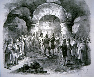 The Society of United Irishmen take the oath against English rule by English School