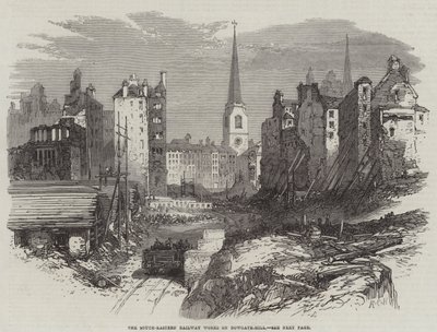 The South-Eastern Railway Works on Dowgate-Hill by English School