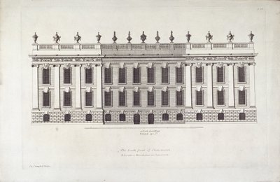 The South Front of Chatsworth, illustration from 