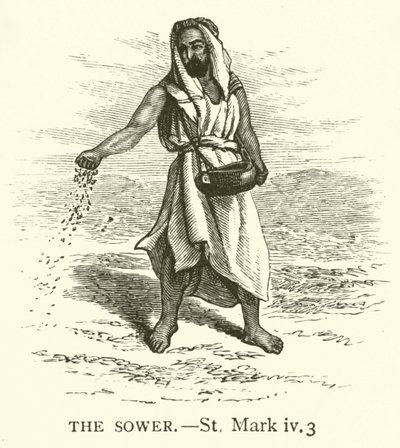The Sower, St Mark, iv, 3 by English School