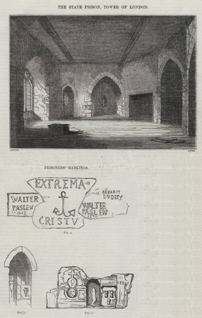 The State Prison, Tower of London by English School
