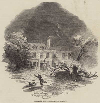 The Storm at Kentish-Town, on Tuesday by English School