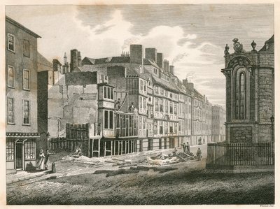 The Strand, London, prior to its improvement in the year 1810 by English School