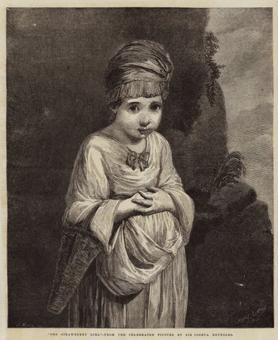 The Strawberry Girl by English School
