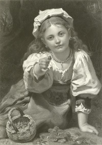 The Strawberry Girl by English School