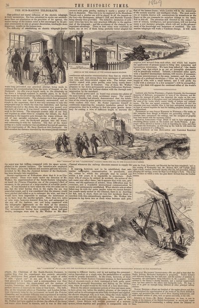 The Submarine Telegraph by English School