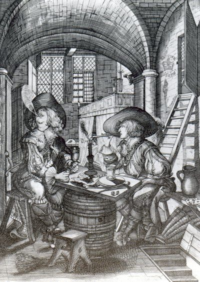 The Sucklington Faction, or (Sucklings) Roaring Boyes, printed in 1641 by English School