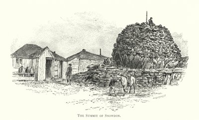 The Summit of Snowdon by English School
