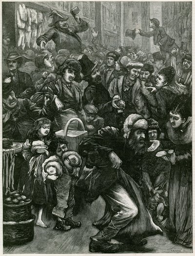 The Sunday trading questions - a sketch in Petticoat Lane by English School