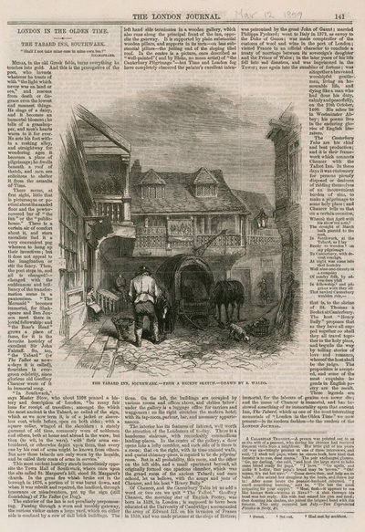 The Tabard Inn, Southwark by English School