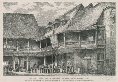 The Tabard Inn, Southwark by English School