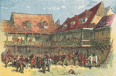 The Tabbard Inn, Southwark by English School