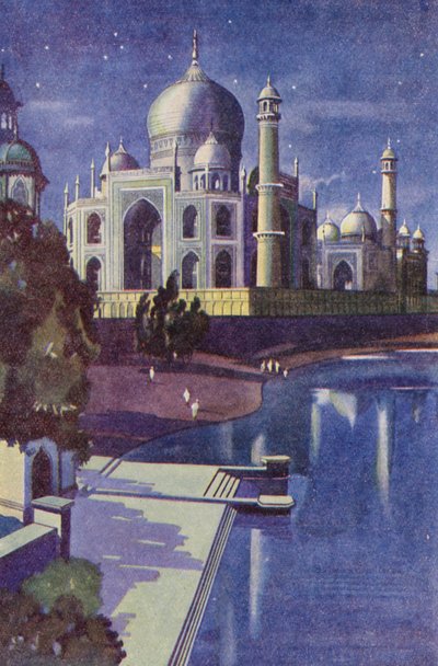 The Taj Mahal by English School