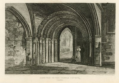 The Temple Church by English School