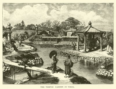 The Temple Garden in Tokio by English School