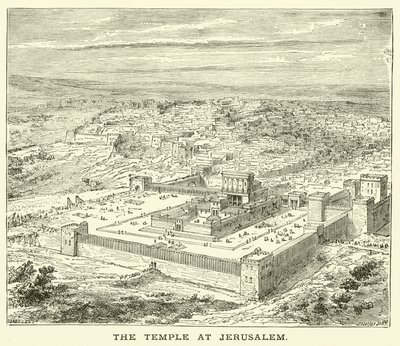 The Temple at Jerusalem by English School